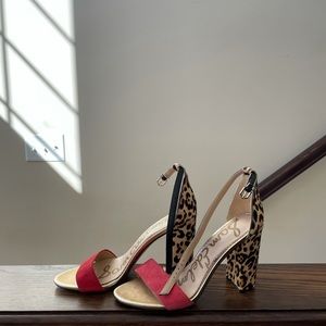 Cheetah Block Heel